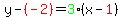 y-red%28%28-2%29%29=green%283%29%28x-red%281%29%29