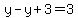 y-y%2B3=3