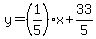 y=%281%2F5%29%2Ax%2B33%2F5
