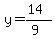 y=%2814%29%2F%289%29