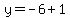 y=-6%2B1