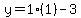 y=1(1)-3