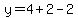 y=4%2B2-2