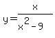 y=x%2F%28x%5E2-9%29