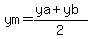 ym=%28ya%2Byb%29%2F2