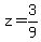 z=3/9