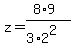 z+=+%288%2A9%29%2F%283%2A2%5E2%29