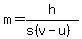 %0D%0A+m=+h%2F%28s%28v-u%29%29%0D%0A