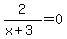 %0D%0A2%2F%28x%2B3%29=0%0D%0A