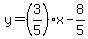 %0D%0Ay+=+%283%2F5%29x+-+8%2F5%0D%0A