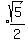 %22%22%2Aexpr%28sqrt%285%29%2F2%29