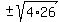 %22%22%2B-+sqrt%284%2A26%29
