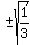 %22%22%2B-sqrt%281%2F3%29