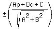 %22%22+%2B-+%28%28Ap%2BBq%2BC%29%2Fsqrt%28A%5E2%2BB%5E2%29%29