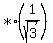 %22%2A%22%281%2Fsqrt%283%29%29
