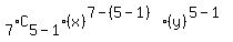 %22+%22%5B7%5DC%5B5-1%5D%28x%29%5E%287-%285-1%29%29%28y%29%5E%285-1%29