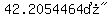 %2242.2054464%B0%22