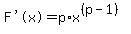 %22F%27%28x%29%22=p%2Ax%5E%28%28p-1%29%29