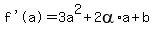 %22f%27%28a%29%22=3a%5E2%2B2alpha%2Aa%2Bb