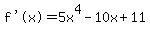 %22f%27%28x%29%22=5x%5E4-10x%2B11