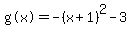 %22g%28x%29%22=-%28x%2B1%29%5E2-3