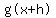 %22g%28x%2Bh%29%22