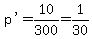 %22p%27%22+=+10%2F300+=+1%2F30