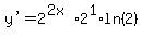 %22y%27%22=2%5E%282x%29%2A2%5E1%2Aln%282%29