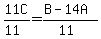 %2411C%2F%28%2411%29=%28B-%2414A%29%2F%28%2411%29