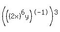 %28%28%282x%29%5E6y%29%5E-1%29%5E3