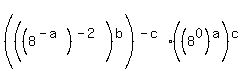 %28%28%288%5E%28-a%29%29%5E%28-2%29%29%5Eb%29%5E%28-c%29+%2A+%28%288%5E0%29%5Ea%29%5Ec