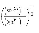 %28%28%2880x%5E17%29%29%2F%28%289yz%5E%286%29%29%29%29%5E%281%2F3%29