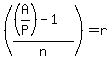 %28%28%28A%2FP%29-1%29%2Fn%29=r%29