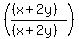 %28%28%28x%2B2y%29%29%2F%28%28x%2B2y%29%29%29