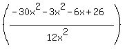%28%28-+30x%5E2-+3x%5E2-6x%2B+26%29%2F%2812x%5E2%29%29%29