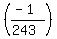 %28%28-1%29%2F%28243%29%29