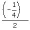 %28%28-1%2F4%29%29%2F2