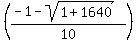 %28%28-1+-+sqrt%281%2B1640%29%29%2F10%29