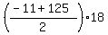 %28%28-11%2B125%29%2F2%29%2A18