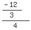 %28%28-12%29%2F3%29%2F4