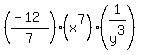 %28%28-12%29%2F7%29%2A%28x%5E7%29%2A%281%2Fy%5E3%29