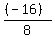 %28%28-16%29%29%2F8
