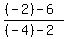 %28%28-2%29-6%29%2F%28%28-4%29-2%29