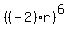 %28%28-2%29r%29%5E6