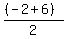 %28%28-2%2B6%29%29%2F2
