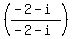 %28%28-2-i%29%2F%28-2-i%29%29