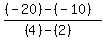 %28%28-20%29-%28-10%29%29%2F%28%284%29-%282%29%29