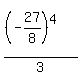 %28%28-27%2F8%29%5E4%29%2F3