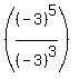 %28%28-3%29%5E5%2F%28-3%29%5E3%29