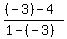 %28%28-3%29-4%29%2F%281-%28-3%29%29